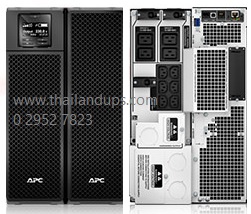 APC Smart-UPS On-Line, 6kVA/6kW, Tower, 230V, 6x C13+4x C19 IEC outlets, Network Card+SmartSlot, W/O rail kit - SRT6KXLI